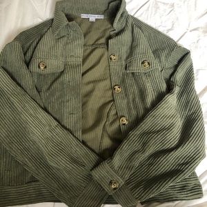 Green Corduroy Jacket.